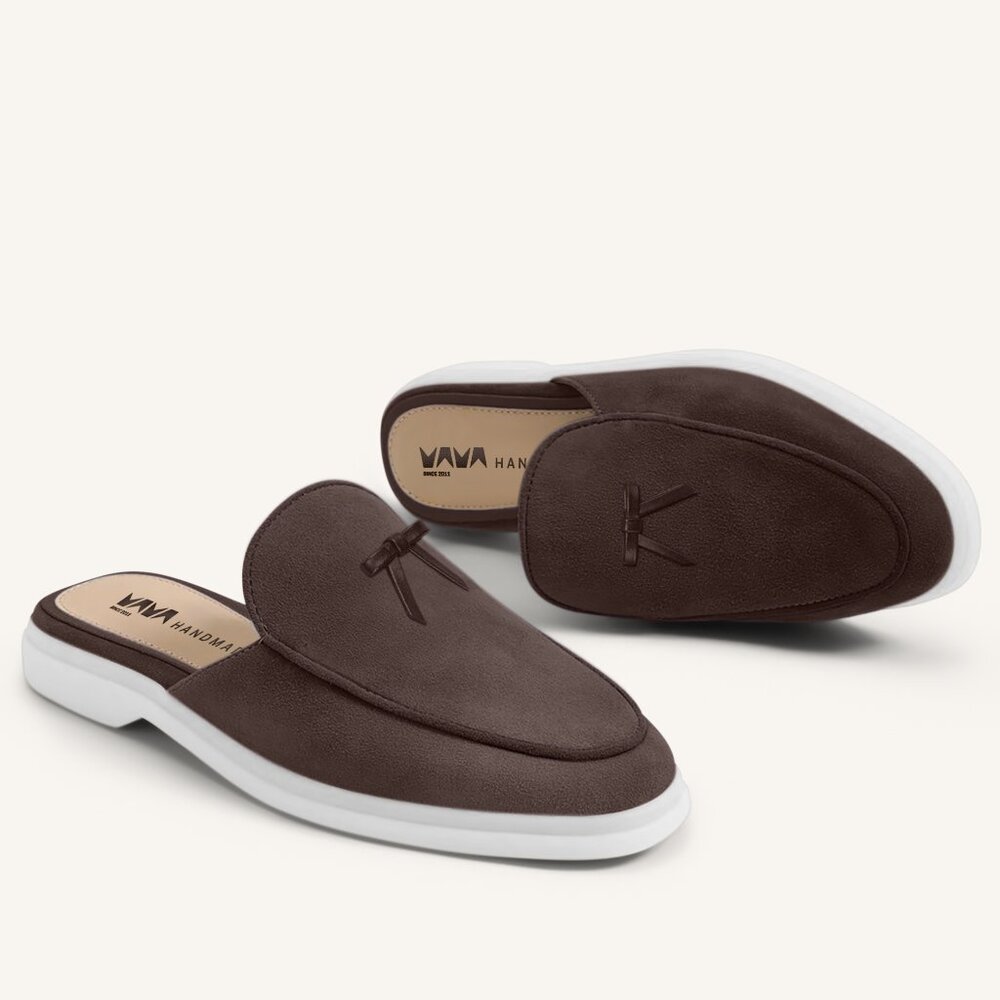 M.A.M.A. Bow Collection - Women's Mules Shoes | Chocolate
